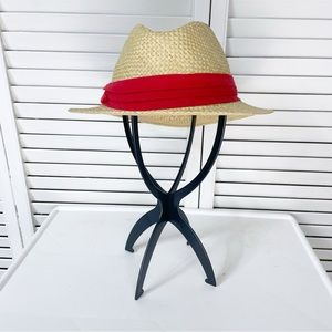 Vintage straw fedora